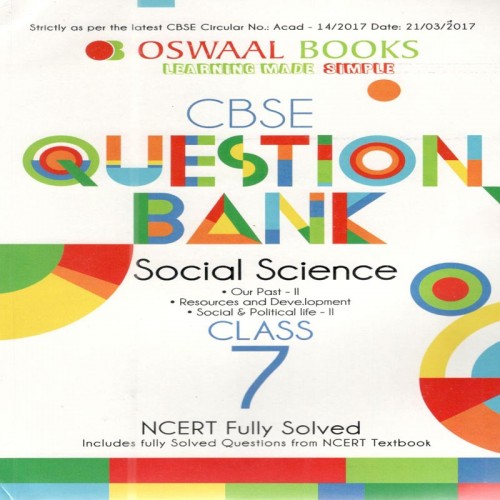 CBSE Question Bank Social Science  7