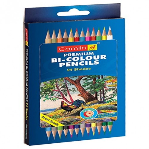 Camel Bi colour pencil 24 shades (HX)