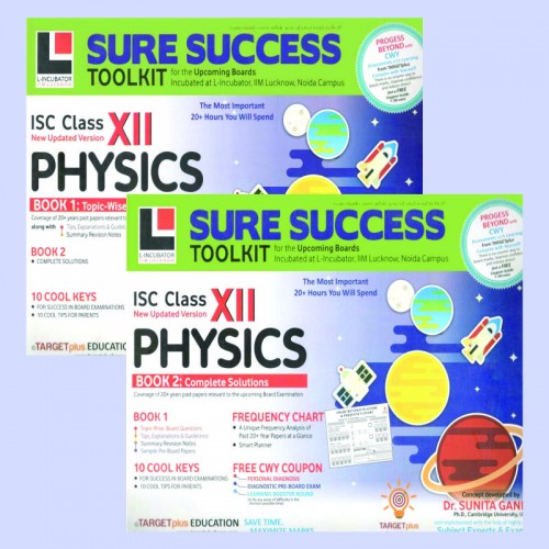 Sure Success Target Plus Physics 12  ISC  Set