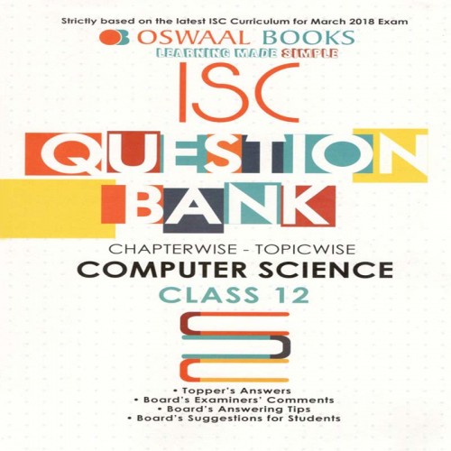 ISC Question Bank  Computer Science  12