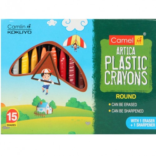 Camel plastic crayons 5000 B-15VA