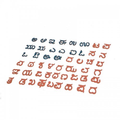 Kannada Alphabet Cut-Outs