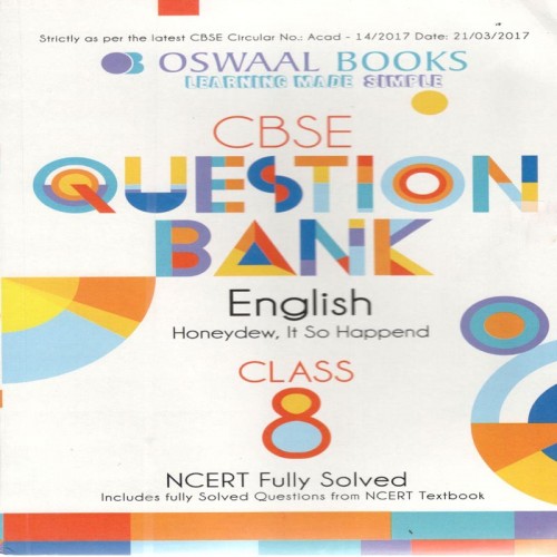 CBSE Question Bank English  8