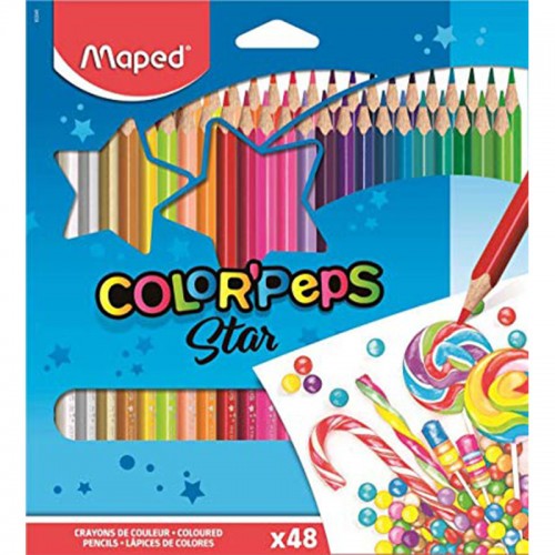 Maped Color'peps star 48 Shades Color Pencils Cardboard Box