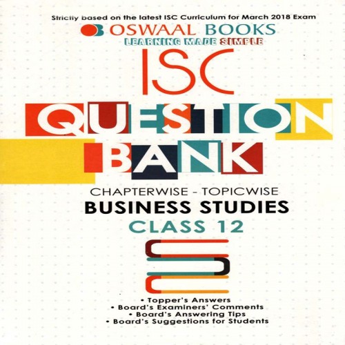 ISC Question Bank  Business Studies  12