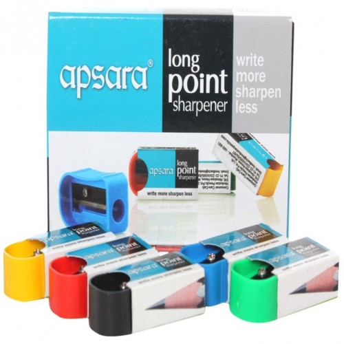 Apsara Long Point Sharpener- Pack of 20