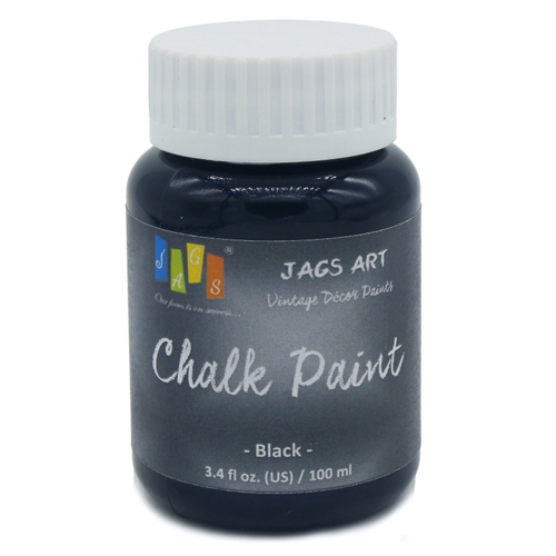 Jags Art Chalk Paint Black 4.4 Oz 125ML JACP00