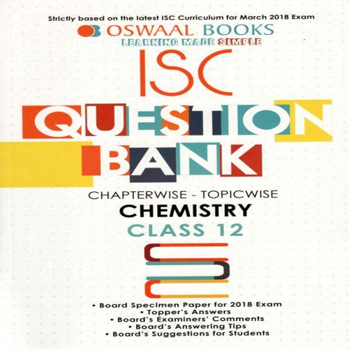 ISC Question Bank  Chemistry  12