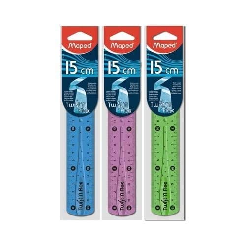 Maped-Twist'n Flex Rulers-15 cm