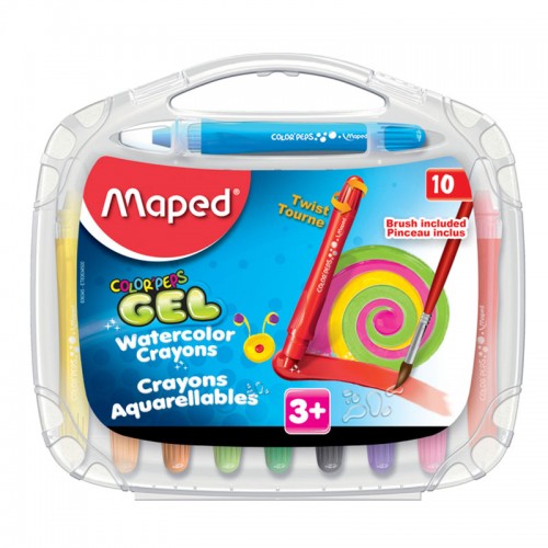 Maped Color'Peps  Gel Crayons 10 Color Set