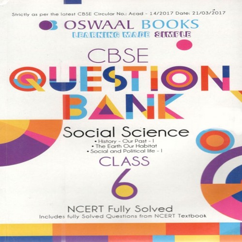 CBSE Question Bank Social Science  6