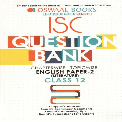 ISC Question Bank  English  2  12