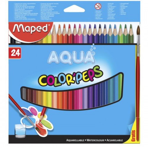 Maped Aqua Color'peps 24 Shades Color Pencils