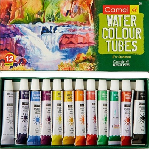 Camel- 12 Shades Water Colour Tubes