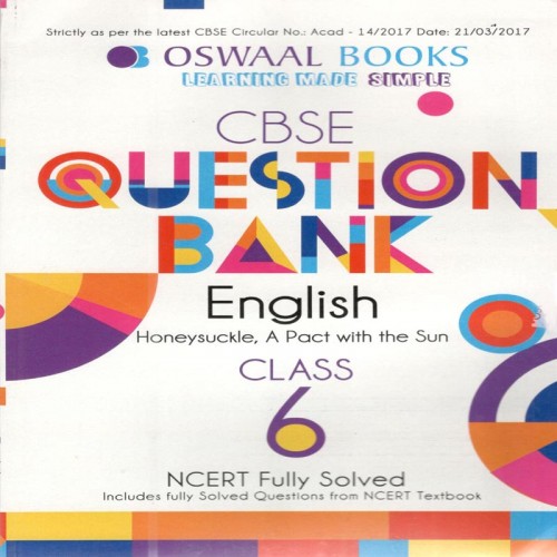 CBSE Question Bank English  6